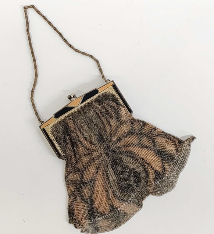 Whiting & Davis Flapper Mesh Bag Art Deco (1 of 5)