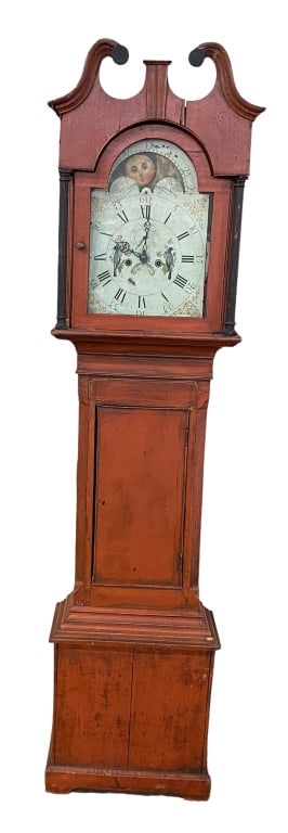 Antique Tall Case Clock circa 1830-1860 (1 of 4)