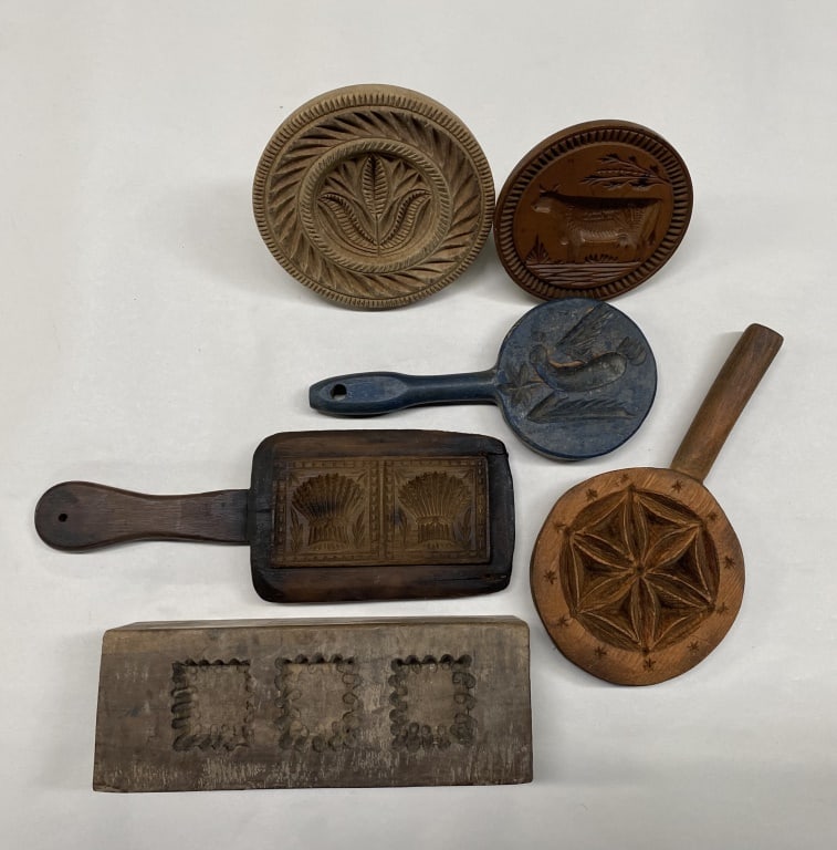 Antique Wood Butter Molds (1 of 4)