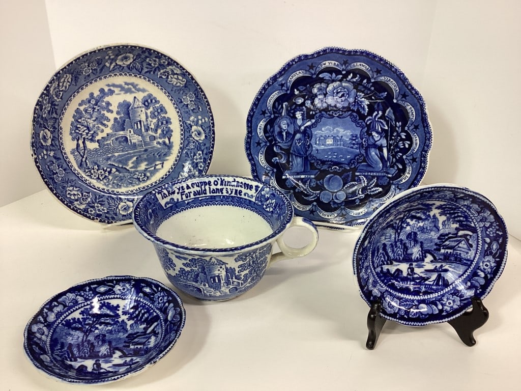 Antique Washington and 15 States Plate & More 1792 (1 of 4)