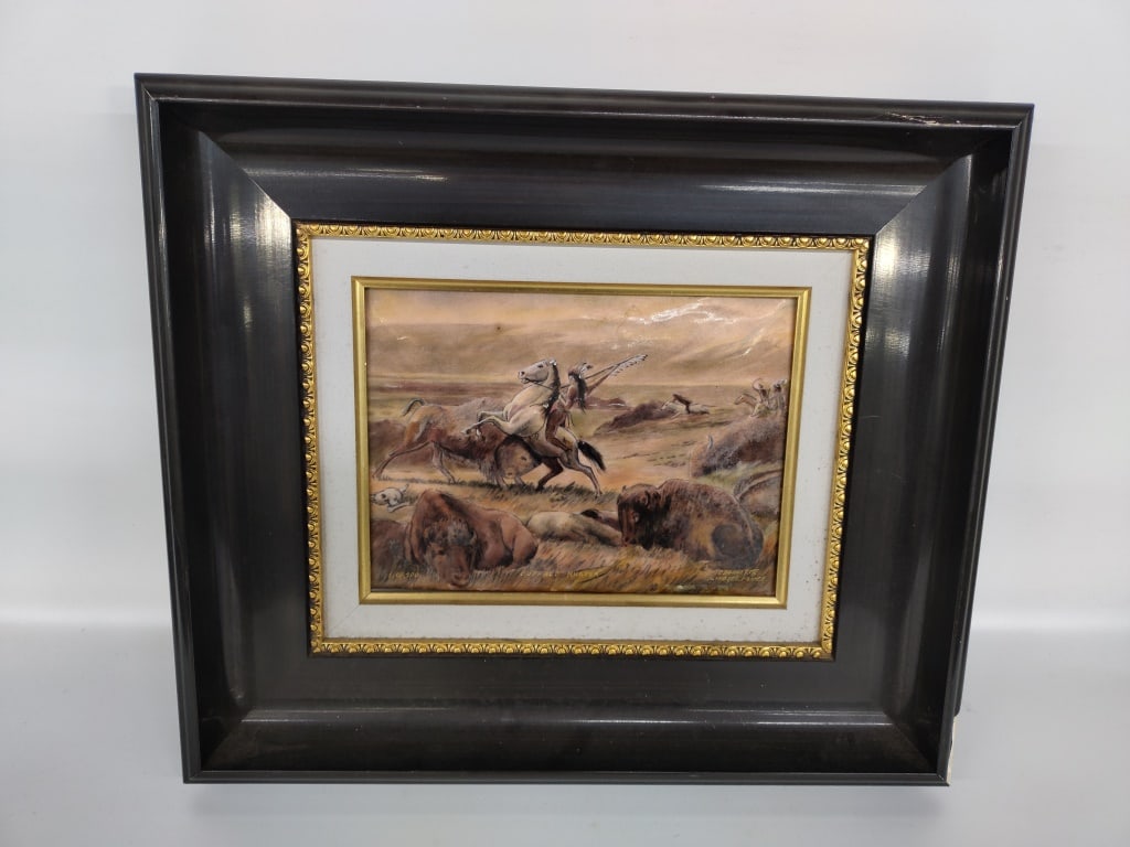 Limoges Pierre Bonnet Enameled Copper Plaque (1 of 5)