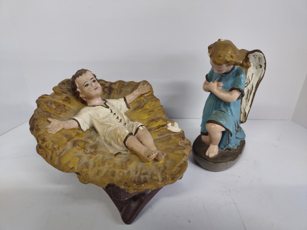 Vintage Christmas Nativity Baby Jesus Group (1 of 7)