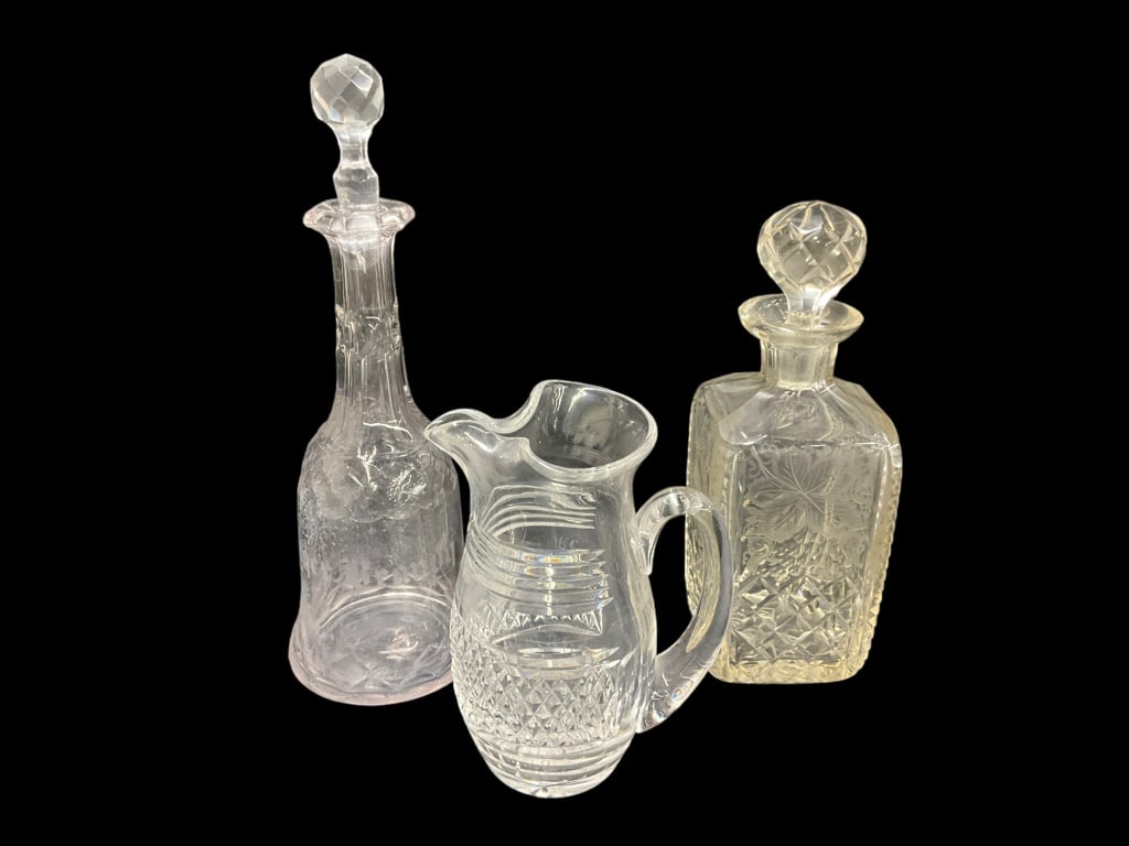 Waterford Pitcher, Ginger Brandy Floral Decanters (1 of 4)