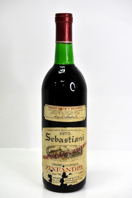 Sebastiani Proprietor's Reserve Zinfandel Wine 75': Includes (1) bottle of Sebastiani Proprietor's Reserve Zinfandel. This fine wine is part of an estate. It was stored and located in a dry dark temperature-controlled environment. We are not wine exper