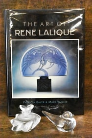 Lalique Samoa Perfume Bottle, Daum Dove