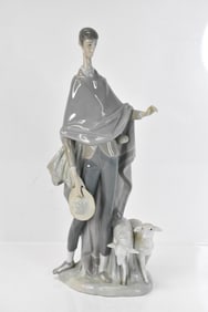 Lladro Porcelain Figurine 'Shepherd 18" Tall