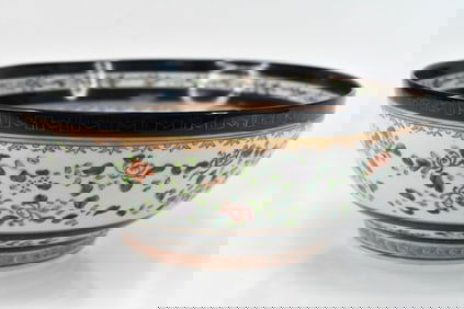 Large Japanese Arita Porcelain Bowl