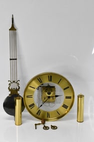 Mid Century Modern Howard Miller Lucite Wall Clock