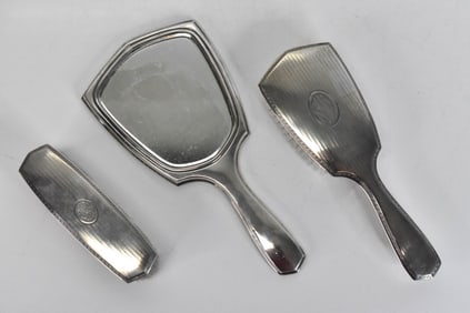 Sterling Silver Vanity Dresser Set