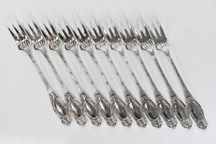 Abbottsford Sterling Silver Cocktail Forks 5.75ozt