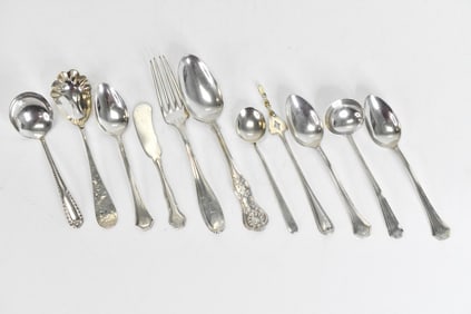Sterling Silver Serving Pcs, Spoons 9.16 ozt.