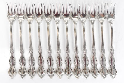 Sterling Silver Cocktail, Seafood Forks 6.91 ozt.
