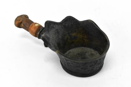 Antique Chinese Bronze Silk Iron