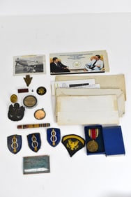 Pinkerton Button Campaign Service Medal & More