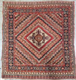 Exceptional Antique Persian Qashqai Tribal Rug