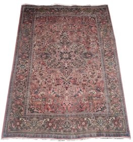 Measure-Antique Persian Heriz Rug