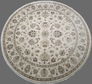 Round Indo Persian Handmade Rug
