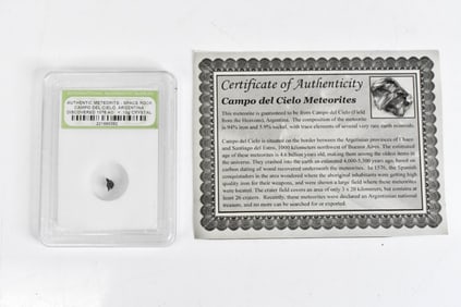 Authentic Meteorite Space Rock .10 G Crystal