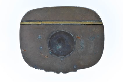 Antique Georgian Sheffield Plate Coin Snuff Box