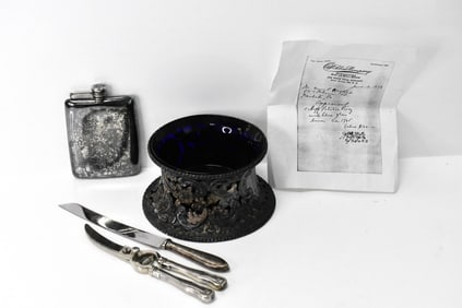 Sterling S Kirk and a Sheffield Irish Potato Ring