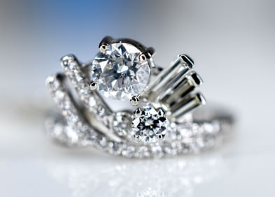 Platinum Diamond Ring GIA