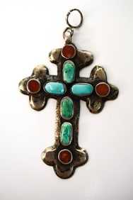 Native American Navajo Sterling Cross Jewelry