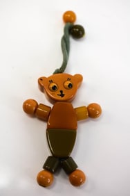 Vintage Butterscotch Bakelite Tykie Toy Jewelry