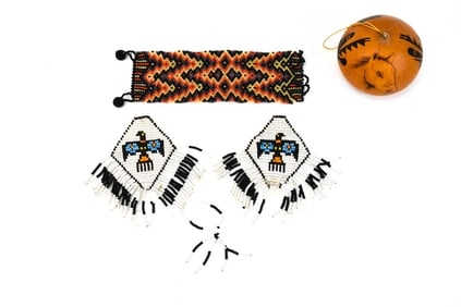 Percy Medina Gourd Native American Bead Jewelry