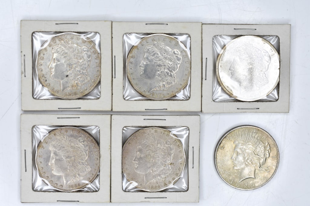 Silver Morgan & Peace Dollars Philadelphia (1 of 5)