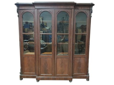 Antique Victorian Bookcase Circa 1870