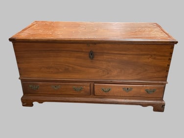 Antique Pennsylvania Walnut Blanket Chest 18th