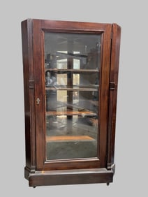 Antique Carved Corner Cabinet For Display