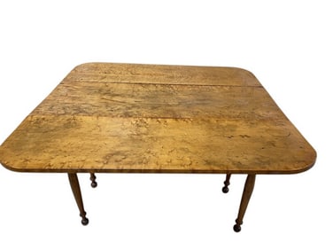 Antique Sheraton Maple Drop Leaf Table 1880