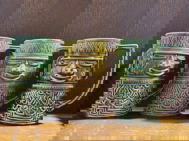 Hawaiian Inn Handled Tiki Mugs