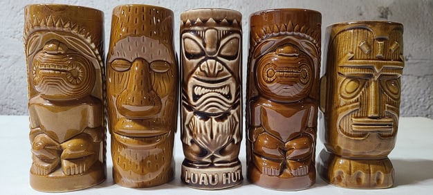 Assorted Tiki Mugs