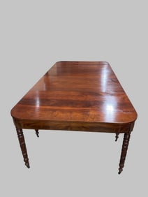 Antique Sheraton Empire Dining Table Circa 1840