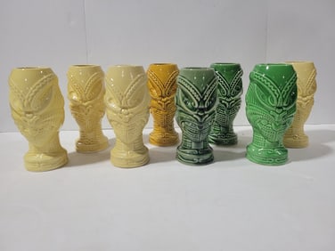 Orchids Of Hawaii Head Hunter Tiki Mugs