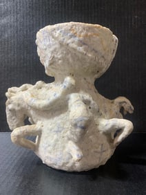 Procida Vietri Zoomorphic Vessel Sculpture