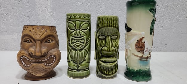 Sail with Harvey's & More Tiki Mugs