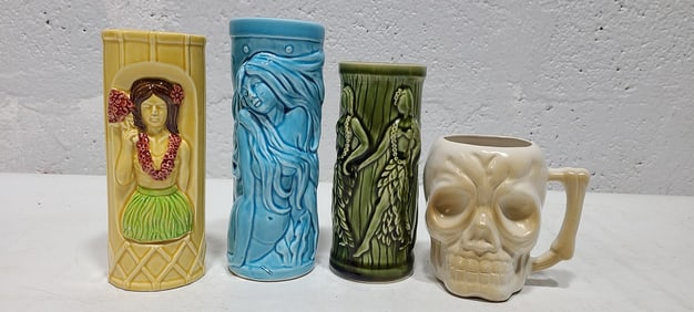 Orchids of Hawaii R99 & R-10 Tiki Mugs