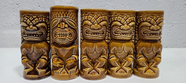 Orchids of Hawaii R-71& R-74 Tiki Mugs