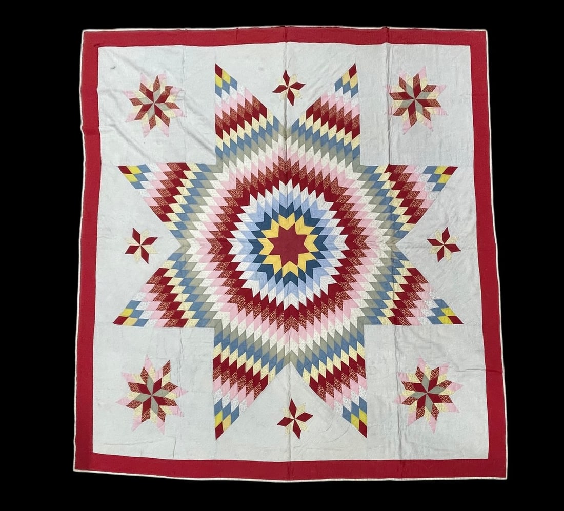 Antique Lone Star Quilt (1 of 6)