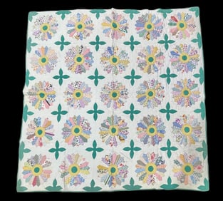 Antique Dresden Plate Quilt