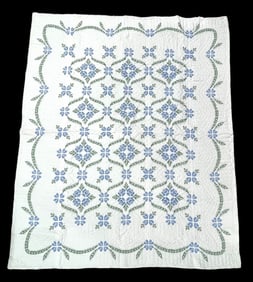 Antique Cross Stitch Quilt