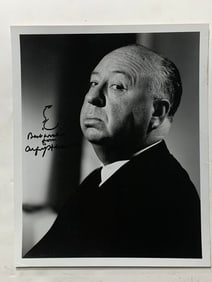 Signed Alfred Hitchcock 8x10 photo