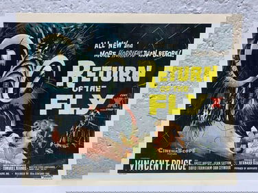 Return of the Fly Lobby Card Vincent Price 1959