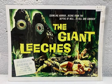 Attack of The Giant Leeches Lobby Card 1959