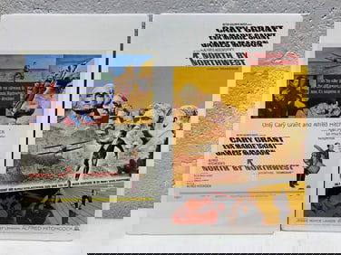 Alfred Hitchcock’s North by Northwest Lithos 1959