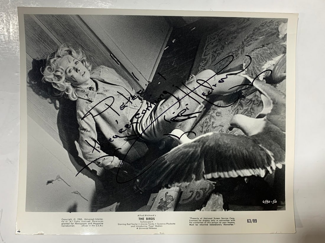 Signed Tippi Hedren The Birds Photo 1963 (1 of 4)
