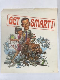 Jack Davis “Get Smart!?? Movie Poster 1960s